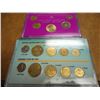 Image 1 : 1989 & 1992 ISRAEL OFFICIAL UNC COIN SETS ORIGINAL MINT PACKAGING