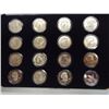 Image 1 : 16 PIECE COMPLETE SBA DOLLAR COLLECTION IN NICE CASE