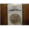 Image 1 : 2007 AMERICAN SILVER EAGLE NGC MS69 EARLY RELEASES