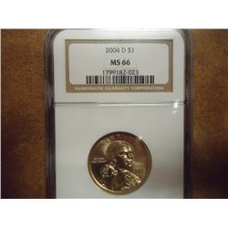 2004-D SACAGAWEA DOLLAR NGC MS66