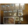 Image 1 : INTERESTING COIN LOT SEE DESCRIPTION CERTIFIED COINS: 1934, 1936, 1936 & 1937 BUFFALO NICKELS ALL IC