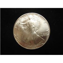 1991 AMERICAN SILVER EAGLE UNC