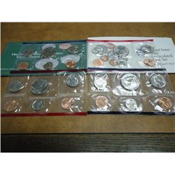 1992 & 1993 US MINT SETS P/D (WITH ENVELOPES)