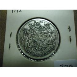 1942 CANADA SILVER 50 CENTS