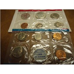 1970 US MINT SET (UNC) P/D/S (WITH ENVELOPE) 40% SILVER JOHN F. KENNEDY HALF DOLLAR, THIS IS AN OFFI