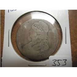 1830 CAPPED BUST HALF DOLLAR