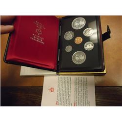 1974 CANADA DOUBLE DOLLAR PROOF SET WINNIPEG SILVER DOLLAR, ORIGINAL ROYAL CANADIAN MINT PACKAGING.