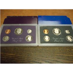1983 & 1984 US PROOF SETS (WITH BOXES)