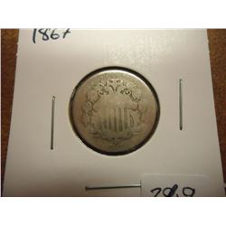 1867 SHIELD NICKEL