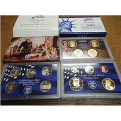 2007 US PROOF SET (WITH BOX) 14 PIECES