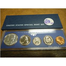 1967 US SPECIAL MINT SET WITH BOX 40% SILVER JOHN F. KENNEDY HALF DOLLAR