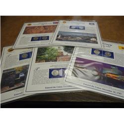 COIN & STAMP SETS ALL 5-1999-P&D STATE QUARTERS