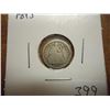 Image 1 : 1843 SEATED LIBERTY HALF DIME
