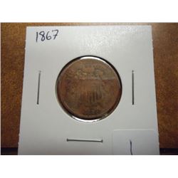 1867 US TWO CENT PIECE