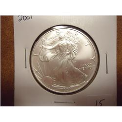 2001 AMERICAN SILVER EAGLE UNC