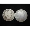 Image 1 : 1895 & 1896 BARBER HALF DOLLARS