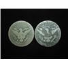 Image 2 : 1895 & 1896 BARBER HALF DOLLARS
