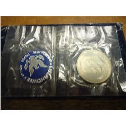 1971-S  IKE SILVER DOLLAR UNCIRCULATED (BLUE PACK)
