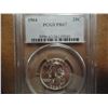 Image 1 : 1964 WASHINGTON SILVER QUARTER PCGS PR67
