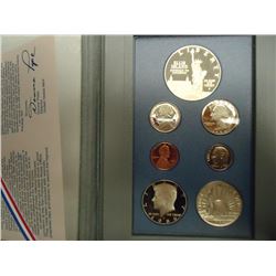 1986 US PRESTIGE PROOF SET STATUE OF LIBERTY ORIGINAL US MINT PACKAGING