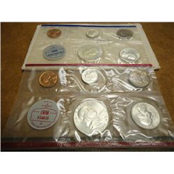 1962 SILVER US MINT SET (UNC) P/D (WITH ENVELOPE)