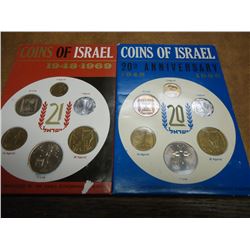 1968 & 1969 ISRAEL JERUSALEM SPECIMEN SETS ORIGINAL MINT PACKAGING