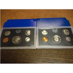 1971 & 1972 US PROOF SETS (WITH BOXES)