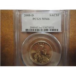 2008-D SACAGAWEA DOLLAR PCGS MS66
