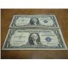 Image 1 : 1935-F & 1957-A STAR $1 SILVER CERTIFICATES