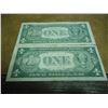 Image 2 : 1935-F & 1957-A STAR $1 SILVER CERTIFICATES