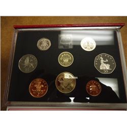 1986 UNITED KINGDOM PROOF COIN COLLECTION ORIGINAL ROYAL MINT PACKAGING