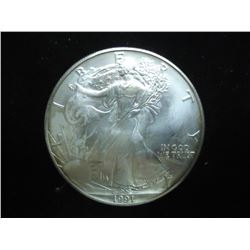 1991 AMERICAN SILVER EAGLE UNC