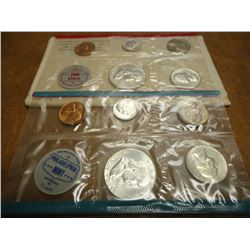 1963 SILVER US MINT SET (UNC) P/D (WITH ENVELOPE)