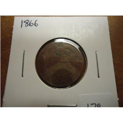 1866 US TWO CENT PIECE
