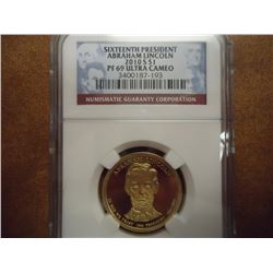 2010-S LINCOLN DOLLAR NGC PF69 ULTRA CAMEO