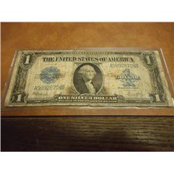 1923 LARGE SIZE $1 SILVER CERTIFICATE HORSE BLANKET
