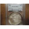 Image 1 : 1896 MORGAN SILVER DOLLAR PCGS MS63