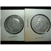 Image 2 : 1943 & 1944 CANADA SILVER 50 CENTS