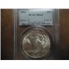 Image 1 : 1924 PEACE SILVER DOLLAR PCGS MS64