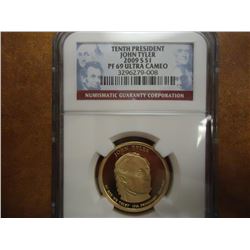 2009-S TYLER DOLLAR NGC PF69 ULTRA CAMEO