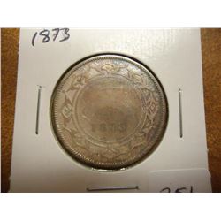 1873 NEWFOUNDLAND SILVER 50 CENT RETIALS FOR $35.00