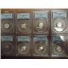 Image 1 : 2000-S-2008-S SILVER ROOSEVELT DIMES ALL PCGS PR69 DCAM'S, 8 COINS MISSING 2006-S