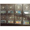Image 2 : 2000-S-2008-S SILVER ROOSEVELT DIMES ALL PCGS PR69 DCAM'S, 8 COINS MISSING 2006-S