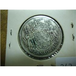 1940 CANADA SILVER 50 CENTS