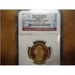 2008-S MONROE DOLLAR NGC PF69 ULTRA CAMEO