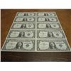 Image 1 : 10 CONSECUTIVE SERIAL NUMBER 1957 $1 SILVER CERTS. CRISP UNC SERIAL NUMBERS ARE V79982778A-V79982787