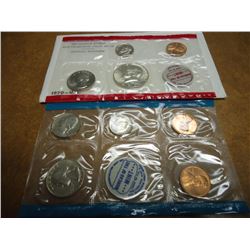PARTIAL 1970 US MINT SET (UNC) P/D/S, NO NICKEL 40% SILVER JOHN F. KENNEDY HALF DOLLAR, THIS IS AN O
