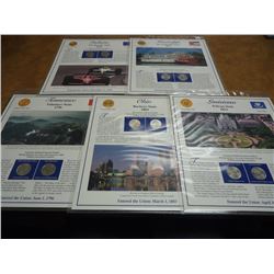 COIN & STAMP SETS (UNC) ALL 5-2002-P & D STATE QUARTERS
