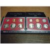 Image 1 : 1980 & 1981 US PROOF SETS (WITH BOXES)