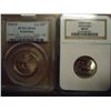 Image 1 : 2 SLABBED WASHINGTON QUARTERS SEE DESCRIPTION 2002-P LOUISIANA PCGS MS65 AND 2004-P WISCONSIN NGC MS